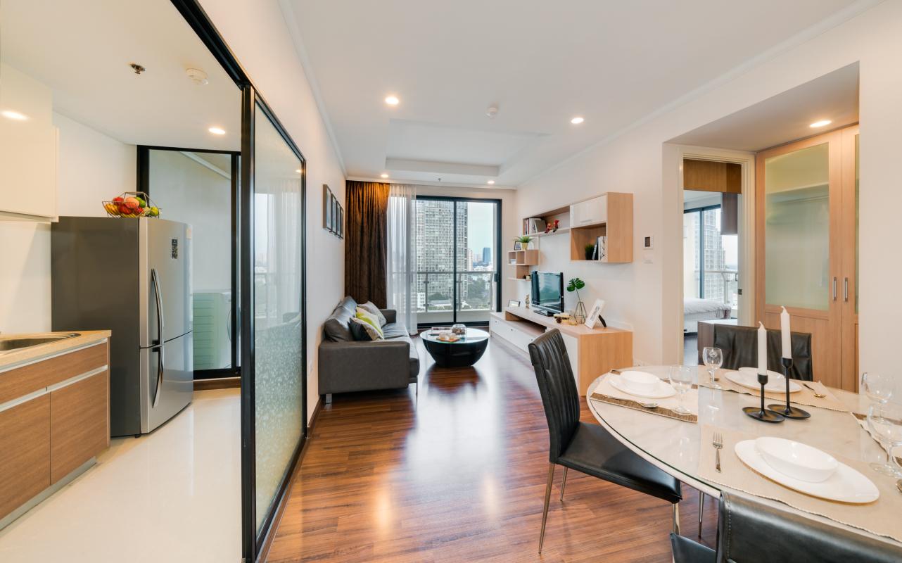 2-Bed Condo near BTS/MRT at Supalai Elite Sathorn - Suanplu 2