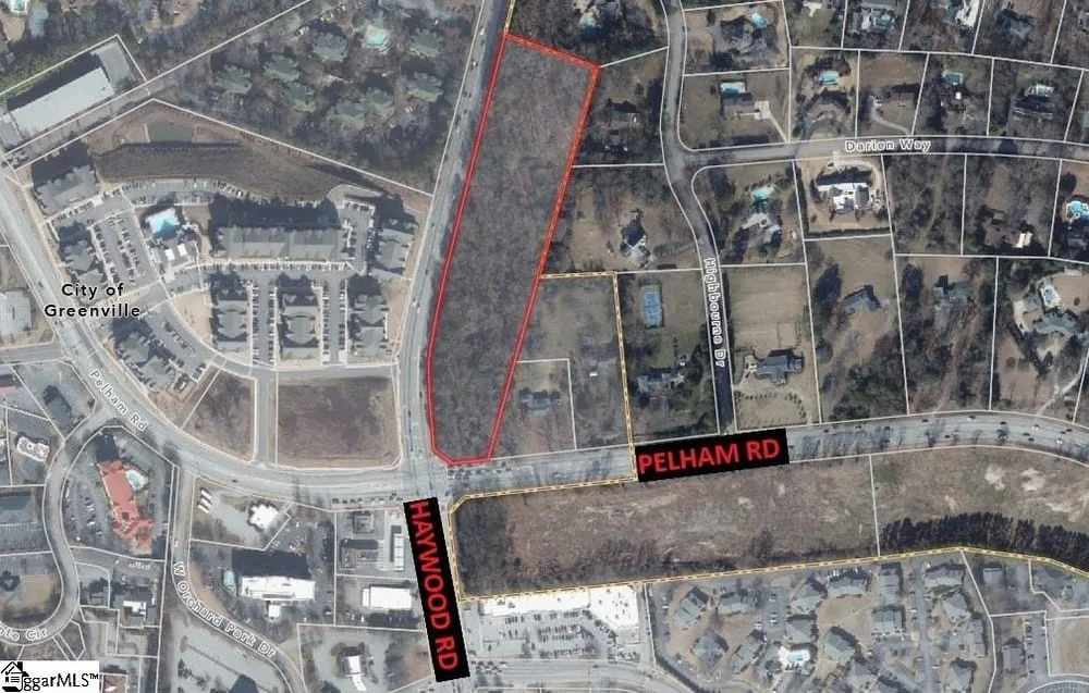 6.71 Acre Lot at Haywood and Pelham Road
