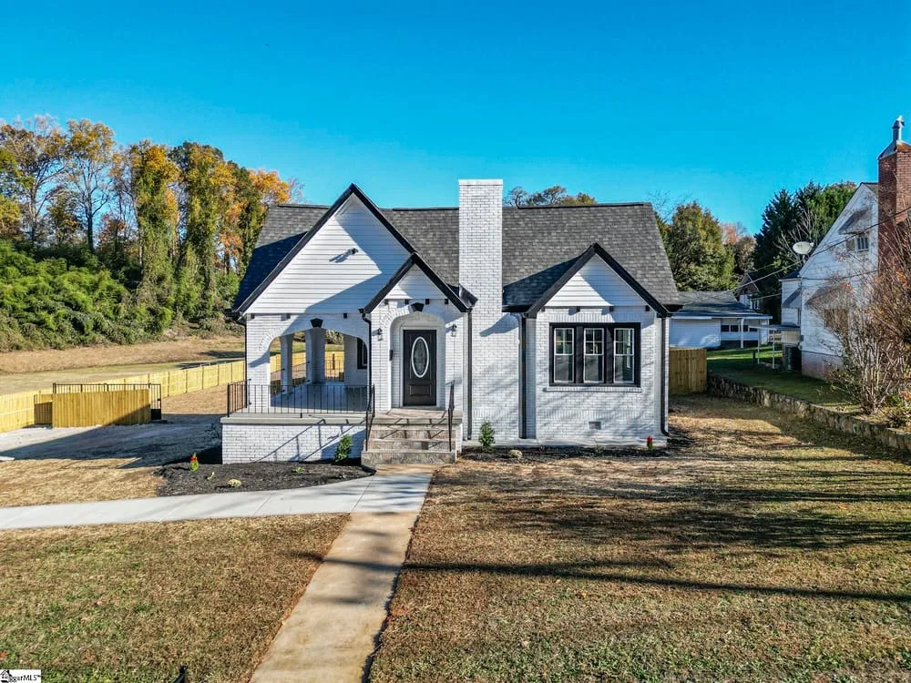 Renovated Traditional Home in Greenville with Fireplace and Fenced Yard